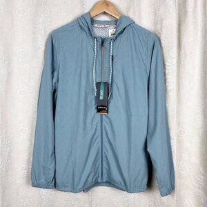 Orvis Women's Hooded Open Air Caster jacket dusty blue UPF 40 fishing outdoor M